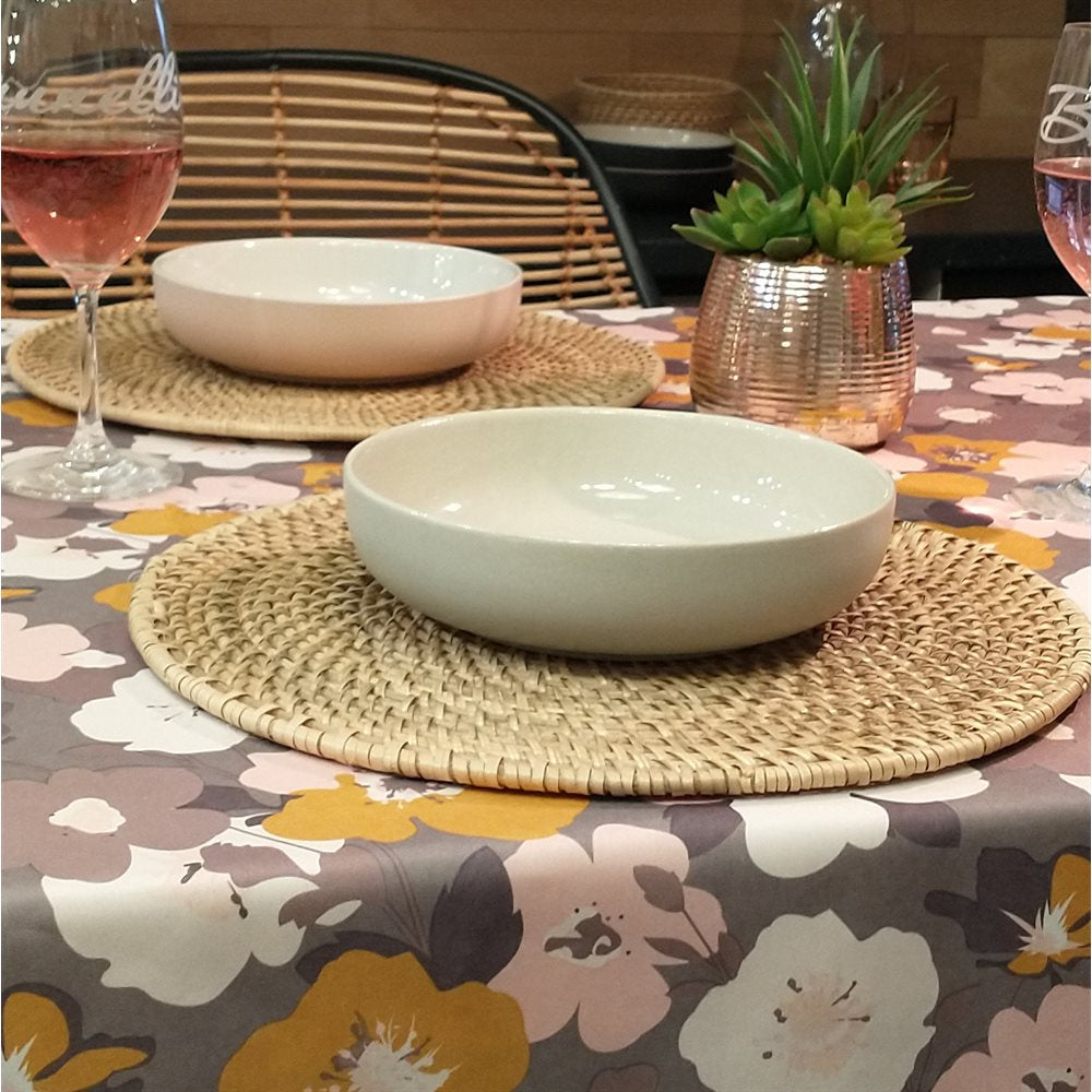 Pinky Plum Tablecloth