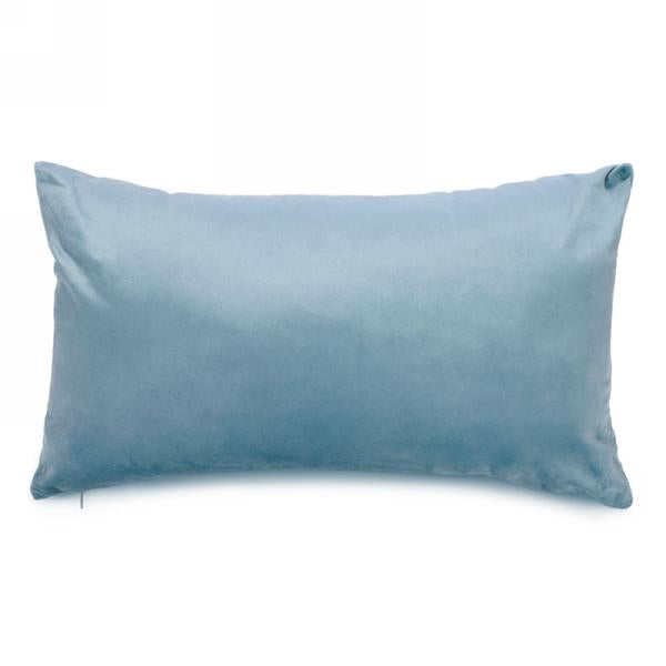 Sammy Velvet Breakfast Cushion Blue