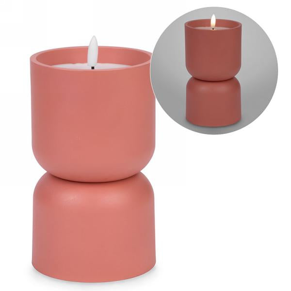LED Terracotta Candle