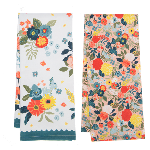 Flower Tea Towel
