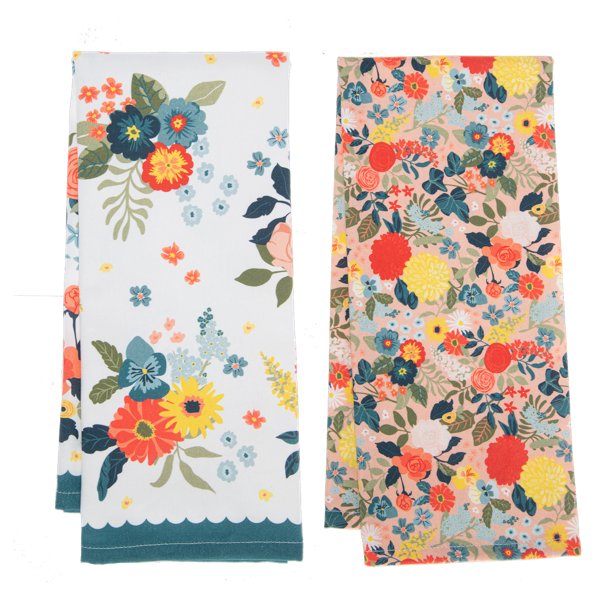 Flower Tea Towel