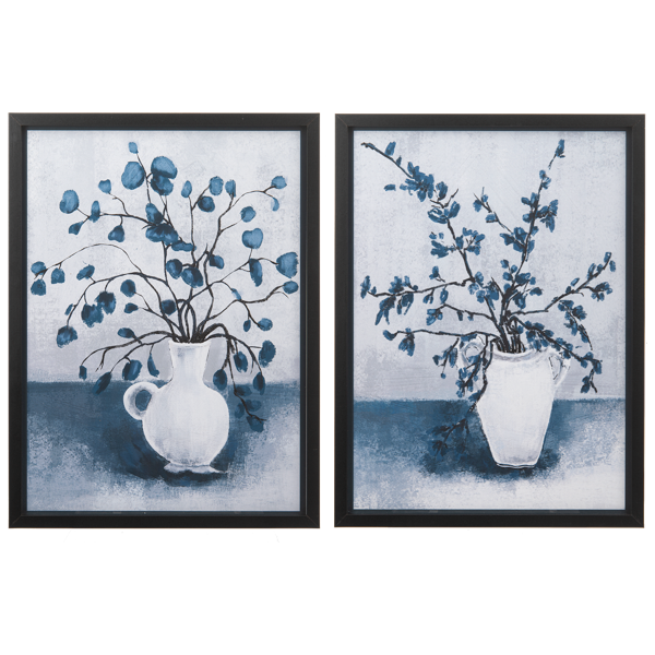 Blue & White Urn Wall Art