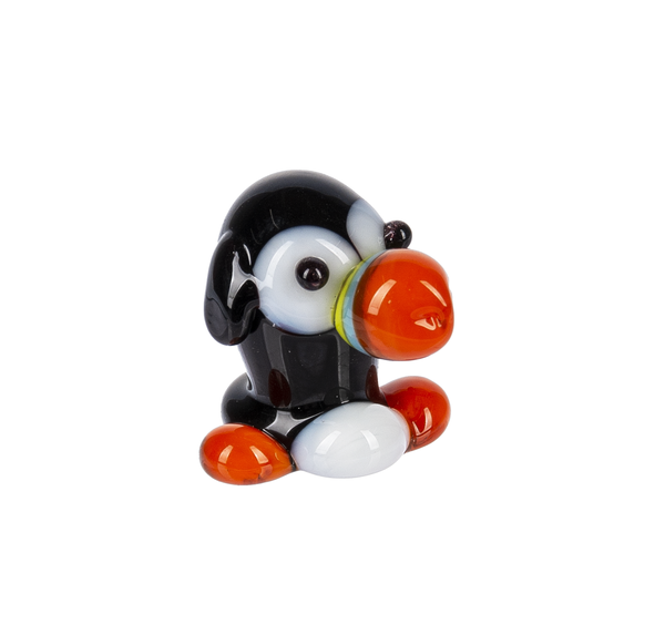 Glass Puffin Miniature