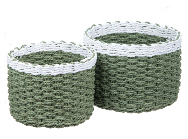 Green Woven Basket