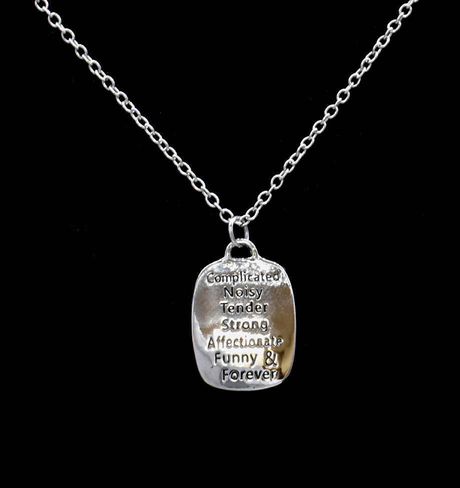 Mother Daughter Relationship Necklace.