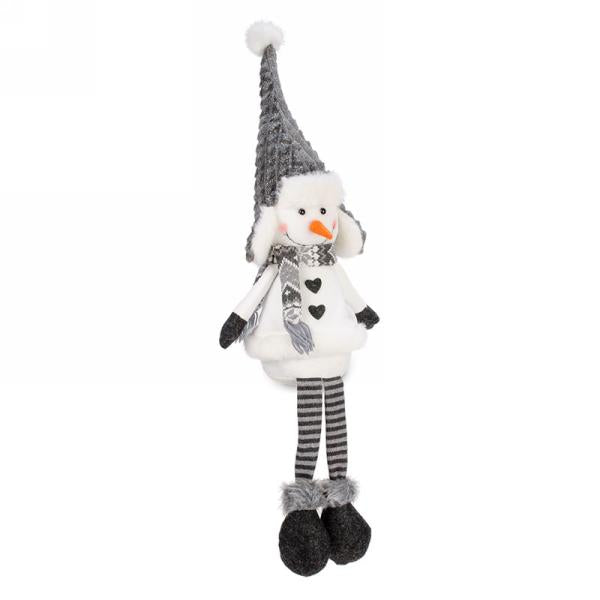 Snowman with Grey Hat