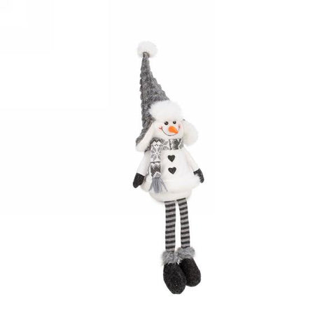 Snowman with Grey Hat