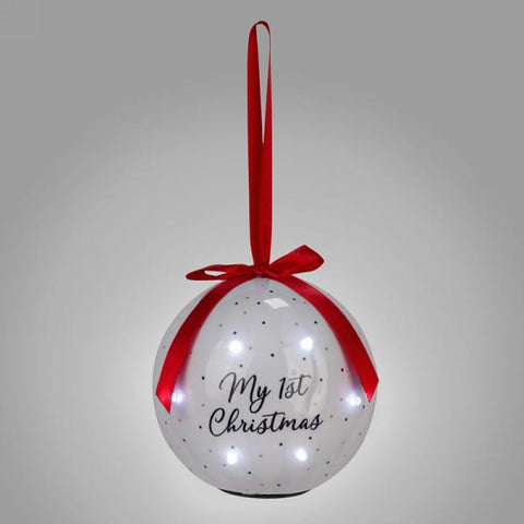 My 1st Christmas Ball Ornament