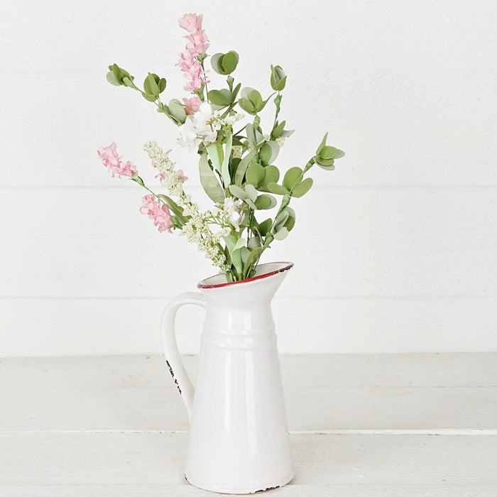 Coral and Cream Mixed Mountain Flower Spray