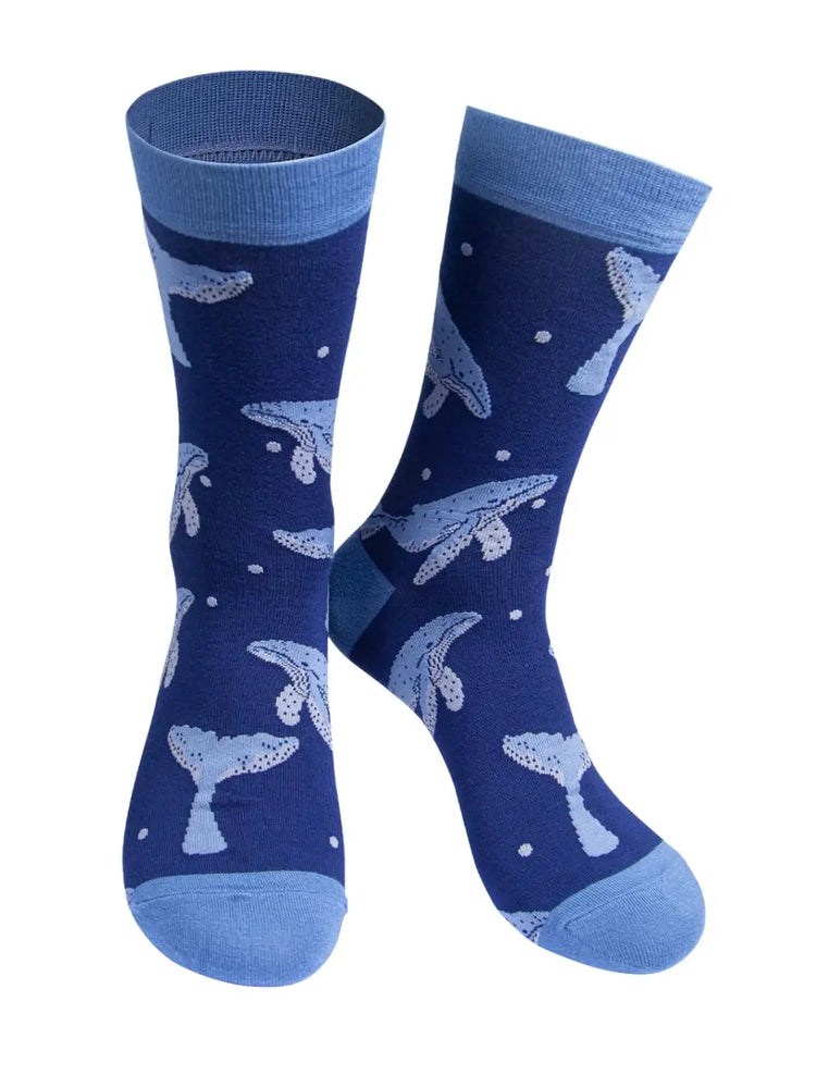 Whale Bamboo Socks