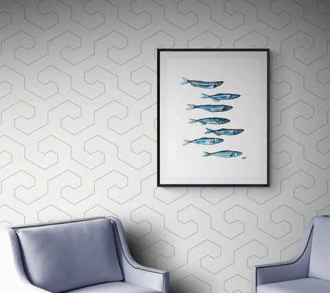 Capelin Row Art Print