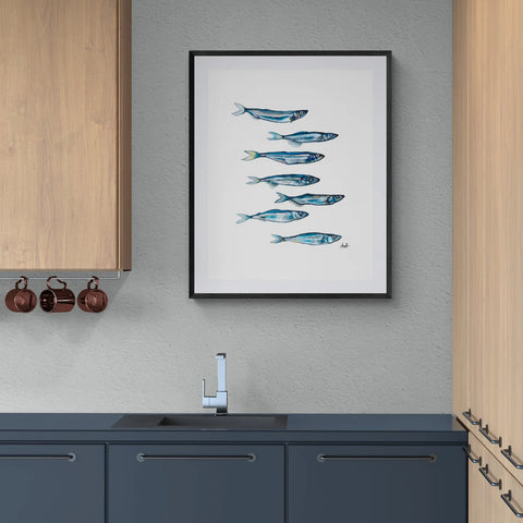 Capelin Row Art Print