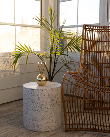 Neva Vase, Gold Metallic