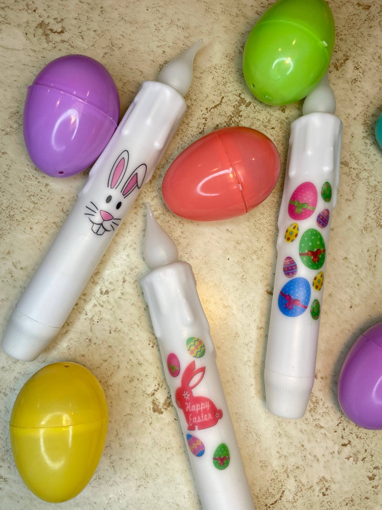 Easter Hand-Dipped Battery Operated Timer Candles 4 Styles