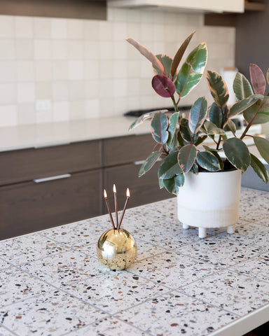 Neva Vase, Gold Metallic