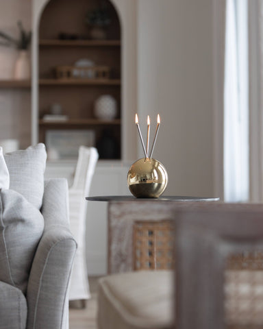 Neva Vase, Gold Metallic