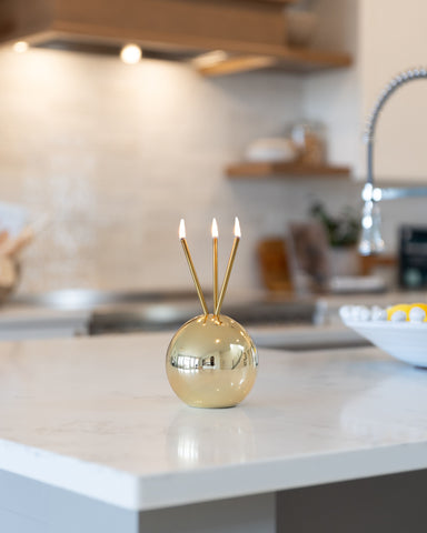 Neva Vase, Gold Metallic