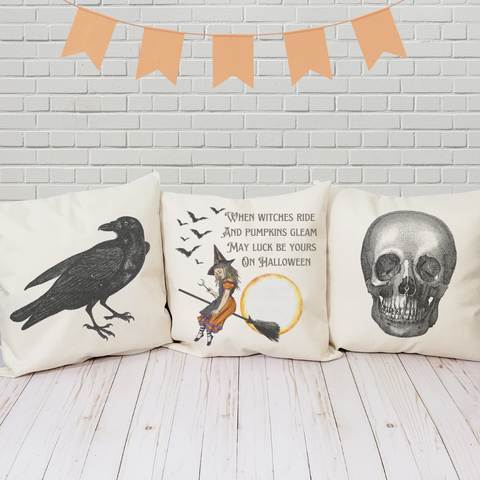 Halloween Luck Pillow Cover