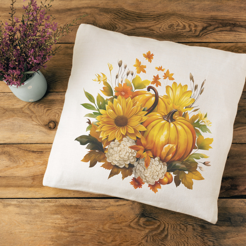 Vintage Pumpkin Pillow Cover