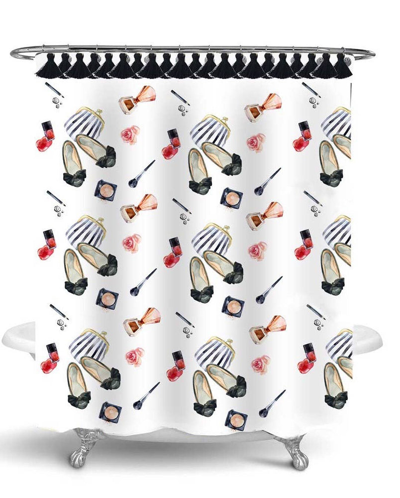 Wake Up and Make Up Shower Curtain