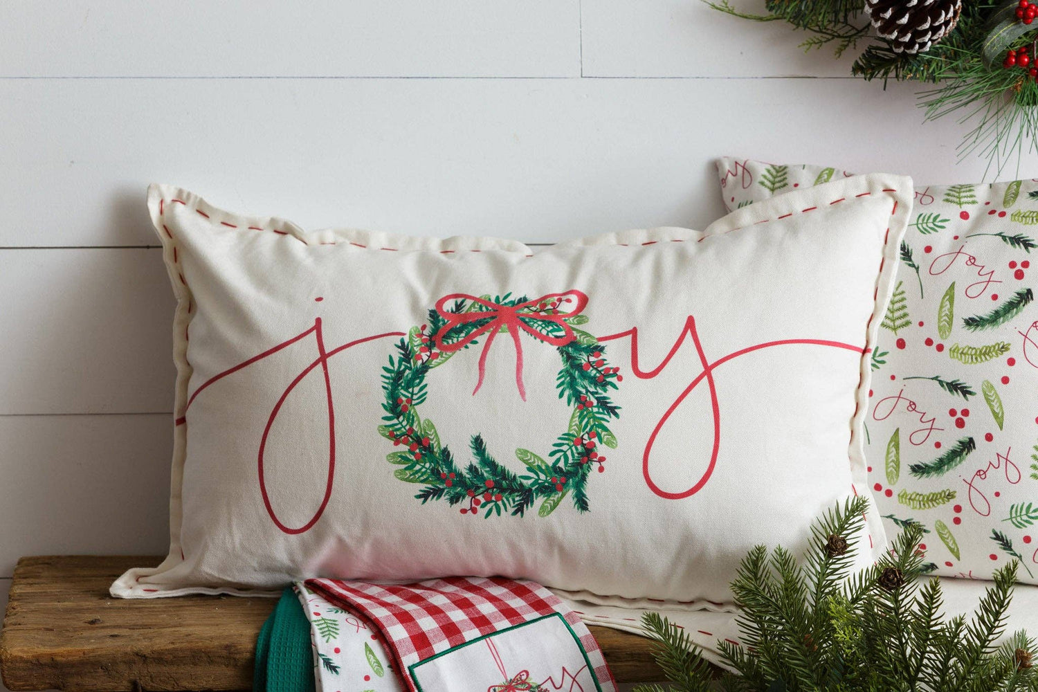 Christmas Joy Long Pillow