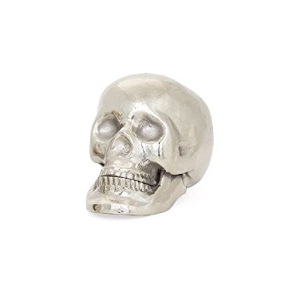 Skull Vintage Aluminum Decor Large - Madison Mackenzie Home