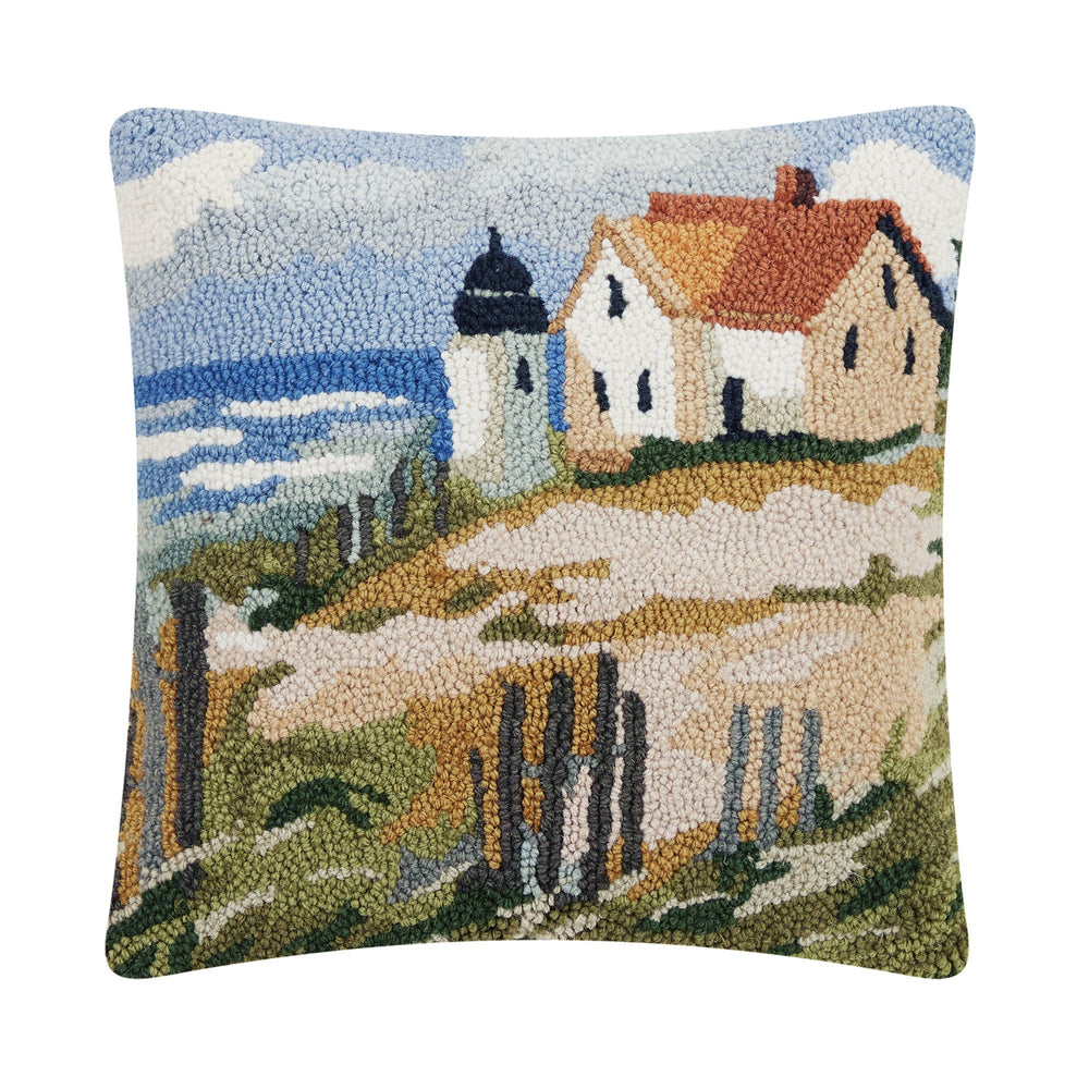 Seaside House Hook Pillow