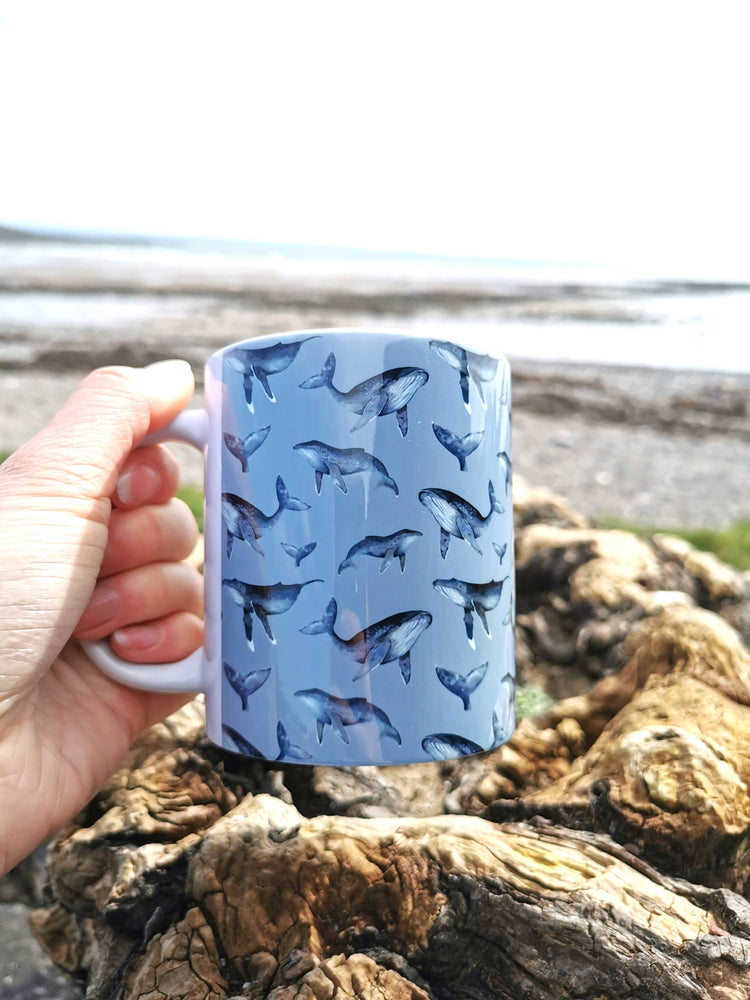 Humpback Migration Ceramic Mug, Humpback Whale