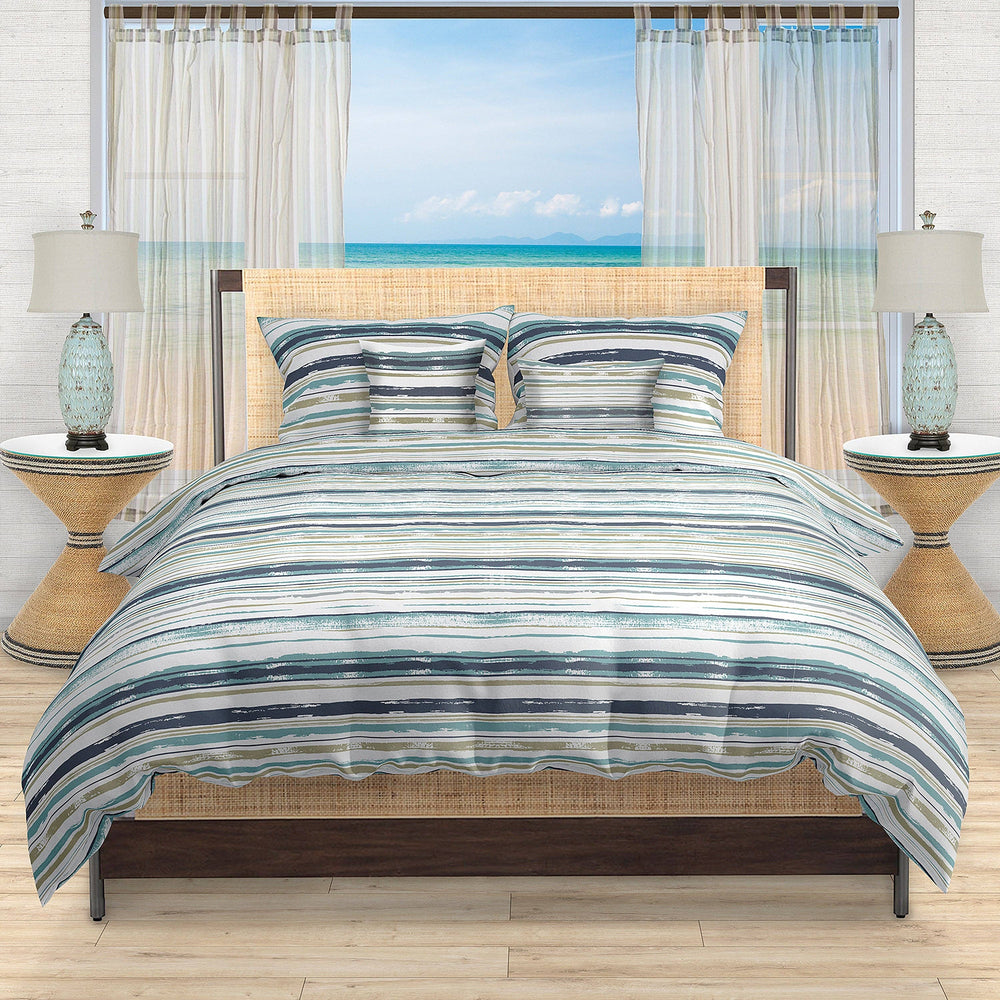 Stormy Stripe 5pc Comforter Set