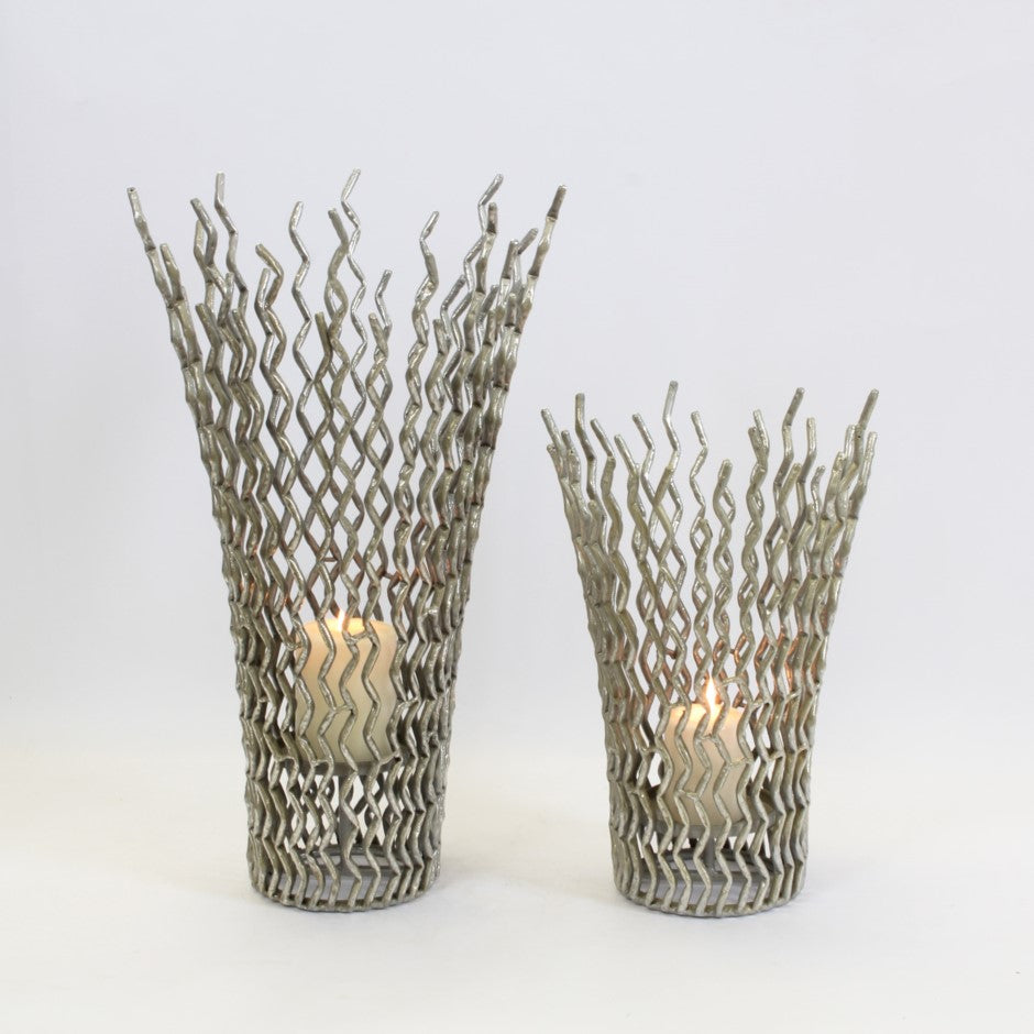 Silver Stick Candle Holder