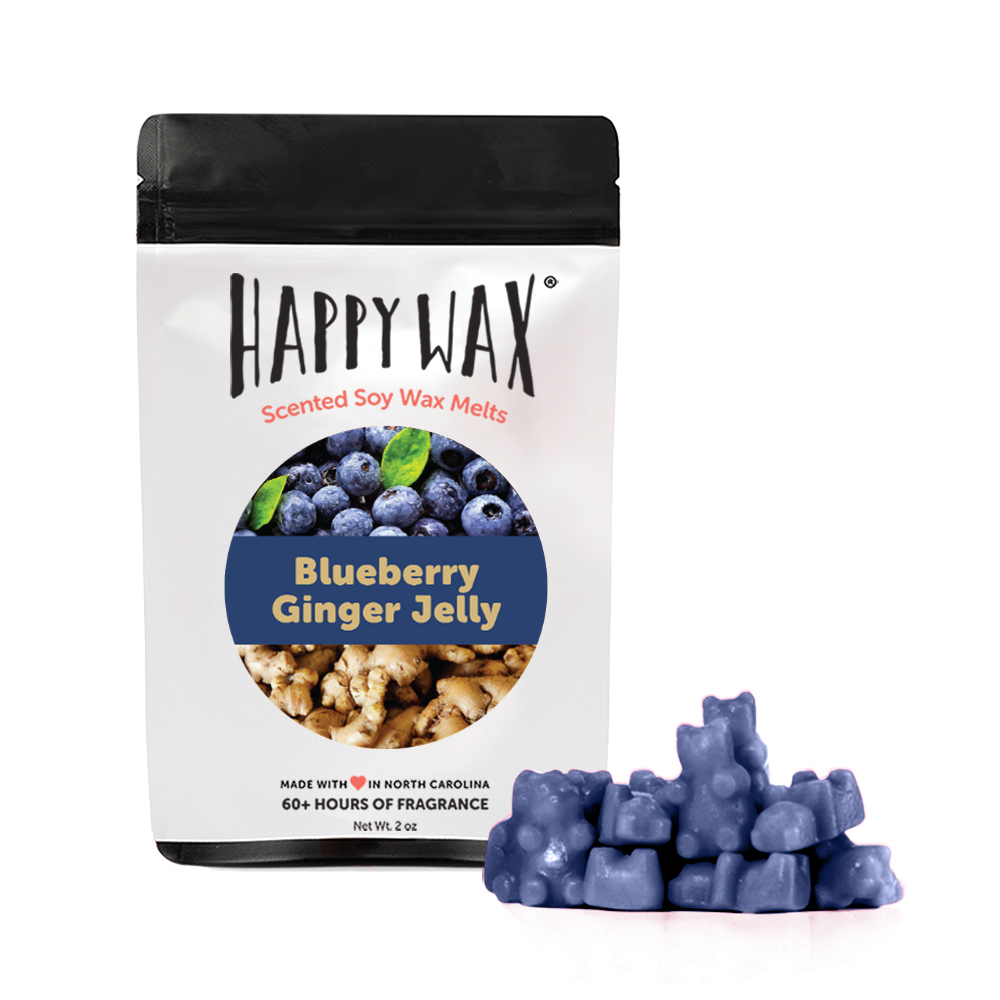 Blueberry Ginger Jelly Happy Wax Pouch