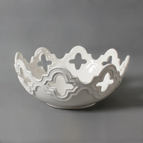 Cross Pattern Bowl - Madison Mackenzie Home