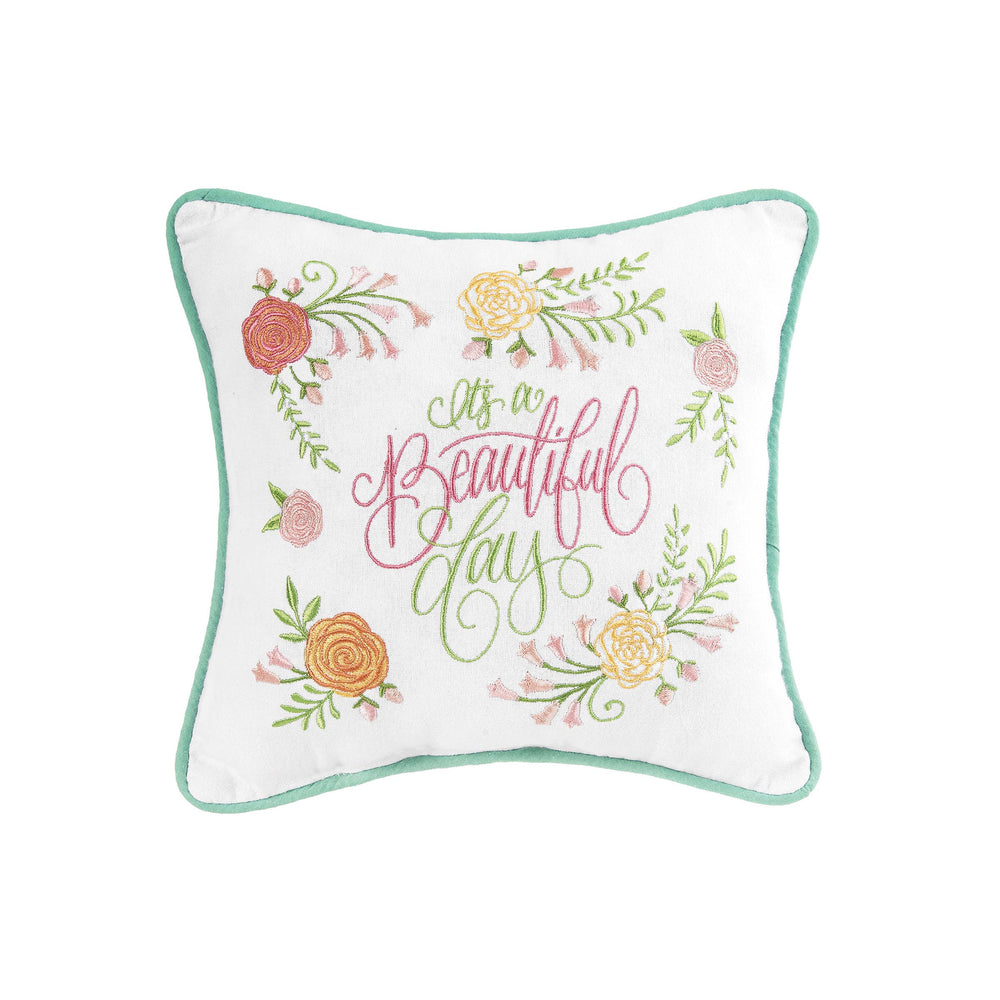 It's A Beautiful Day Throw Pillow