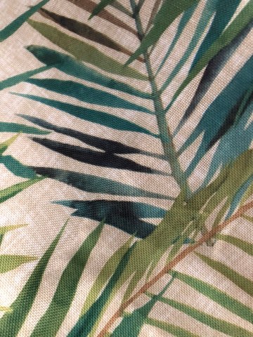 Palm Tree Fabric Shower Curtain
