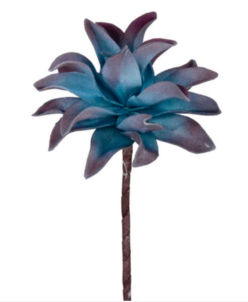 Blue/Eggplant Tropical Flower