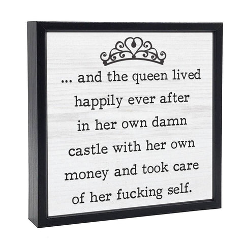 Humorous Wooden Sign
