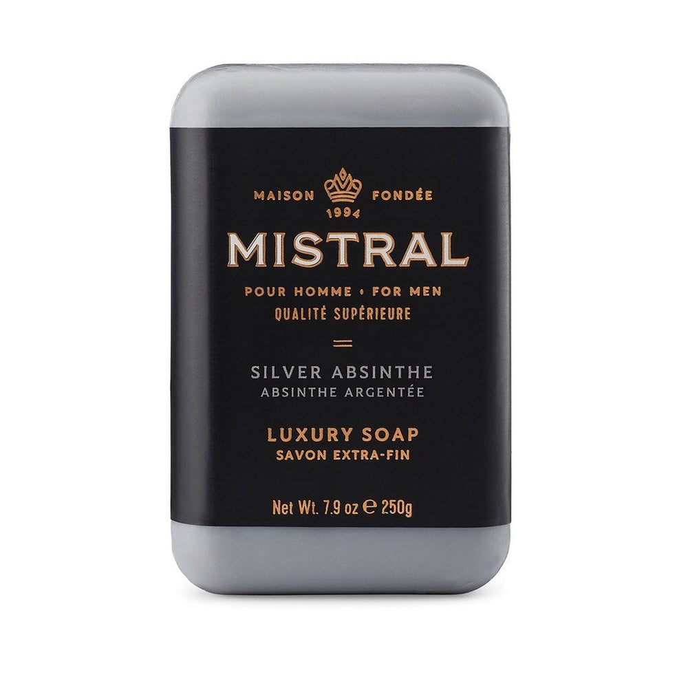 Men's Silver Absinthe Bar Soap