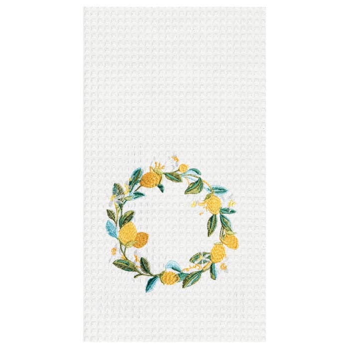 Waffle Weave Fresh Lemon Tea Towel