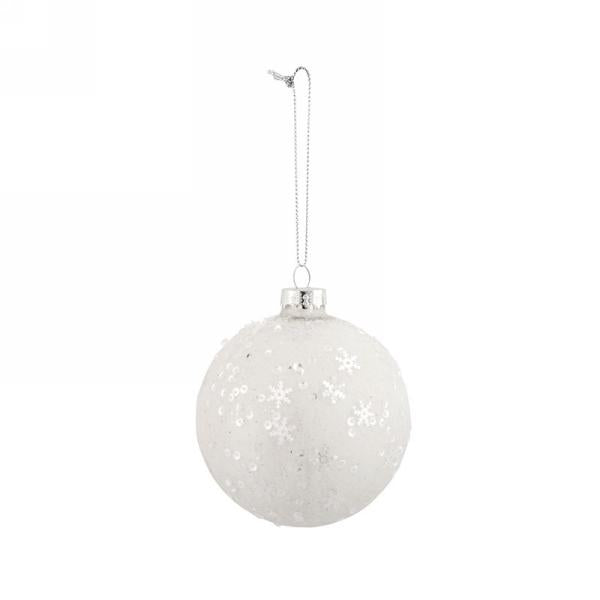 Snowflake Ball Ornament