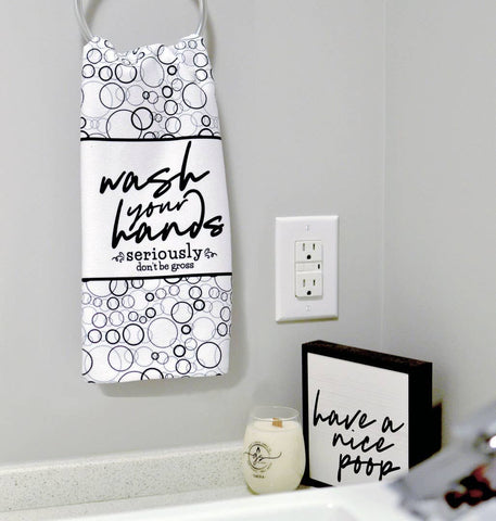 Humorous Hand Towel