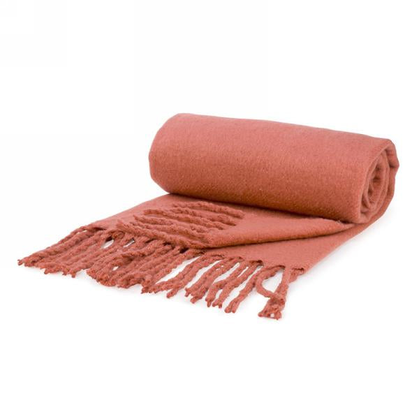 Burnt Orange Throw