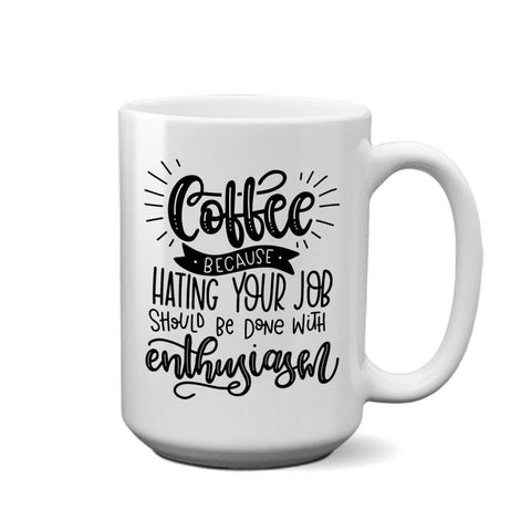 For a Laugh Mugs Black & White