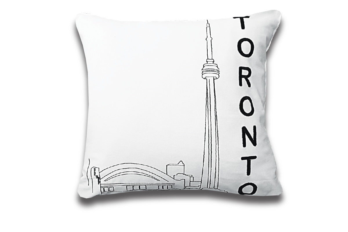 Post Card Pillow Cover Toronto