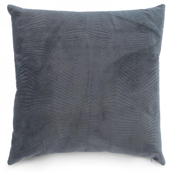 Dash Grey Velvet Cushion