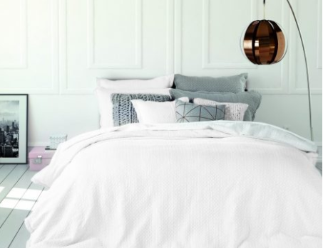 Isabelle Twin Quilted Duvet Cover