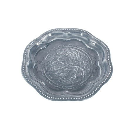 Round Grey Plate